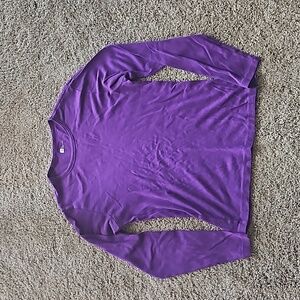 Gap long sleeve T shirt, purple, size XL